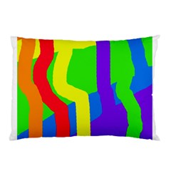 Rainbow Abstraction Pillow Case (two Sides) by Valentinaart