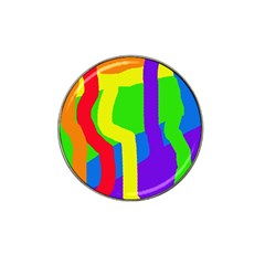 Rainbow Abstraction Hat Clip Ball Marker by Valentinaart