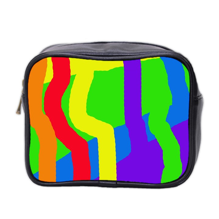 Rainbow abstraction Mini Toiletries Bag 2-Side