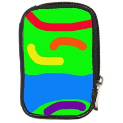 Rainbow Abstraction Compact Camera Cases by Valentinaart