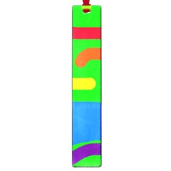 Rainbow Abstraction Large Book Marks by Valentinaart