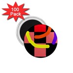 Multicolor abstraction 1.75  Magnets (100 pack)  Front