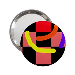 Multicolor abstraction 2.25  Handbag Mirrors