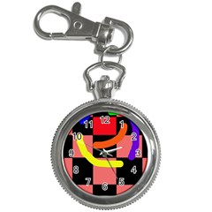 Multicolor abstraction Key Chain Watches