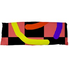 Multicolor Abstraction Body Pillow Case Dakimakura (two Sides) by Valentinaart