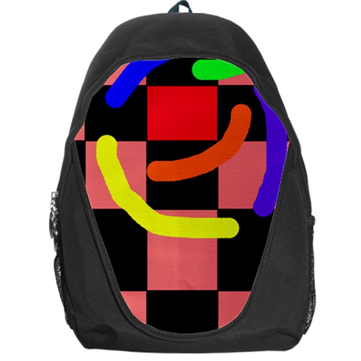 Multicolor abstraction Backpack Bag