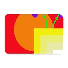 Colorful Abstraction Plate Mats by Valentinaart