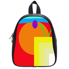 Colorful Abstraction School Bags (small)  by Valentinaart