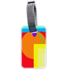 Colorful Abstraction Luggage Tags (two Sides) by Valentinaart