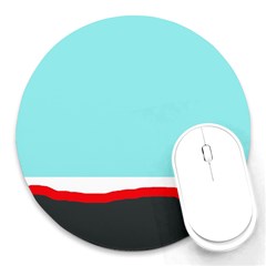 Simple Decorative Design Round Mousepads by Valentinaart