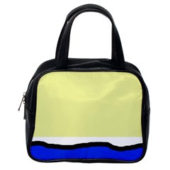 Yellow And Blue Simple Design Classic Handbags (one Side) by Valentinaart