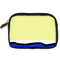 Yellow And Blue Simple Design Digital Camera Cases