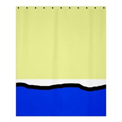 Yellow And Blue Simple Design Shower Curtain 60  X 72  (medium)  by Valentinaart