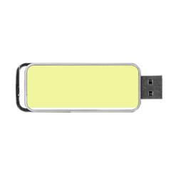 Yellow And Blue Simple Design Portable Usb Flash (one Side) by Valentinaart