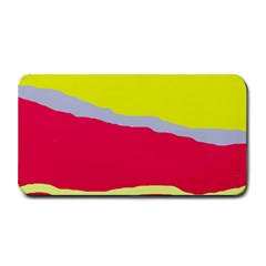 Red And Yellow Design Medium Bar Mats by Valentinaart