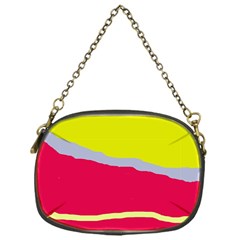 Red And Yellow Design Chain Purses (one Side)  by Valentinaart