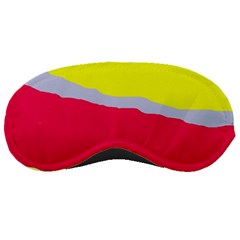 Red And Yellow Design Sleeping Masks by Valentinaart