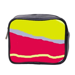 Red And Yellow Design Mini Toiletries Bag 2-side by Valentinaart