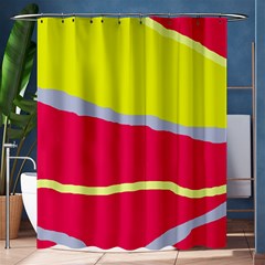 Red And Yellow Design Shower Curtain 60  X 72  (medium)  by Valentinaart