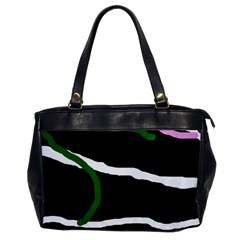 Decorative Lines Office Handbags by Valentinaart