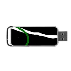 Decorative Lines Portable Usb Flash (two Sides) by Valentinaart