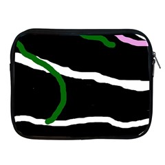 Decorative Lines Apple Ipad 2/3/4 Zipper Cases by Valentinaart