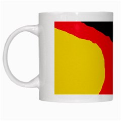 Colorful Abstraction White Mugs by Valentinaart