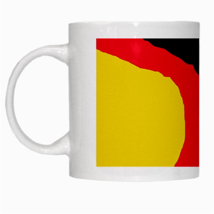 Colorful abstraction White Mugs