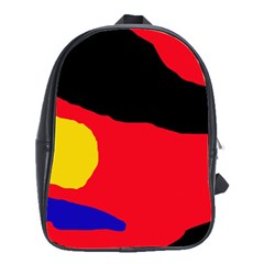 Colorful Abstraction School Bags(large)  by Valentinaart