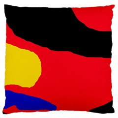 Colorful Abstraction Standard Flano Cushion Case (one Side) by Valentinaart