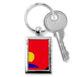 Colorful abstraction Key Chains (Rectangle)  Front