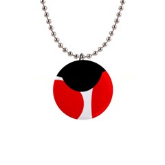 Red, Black And White Button Necklaces by Valentinaart