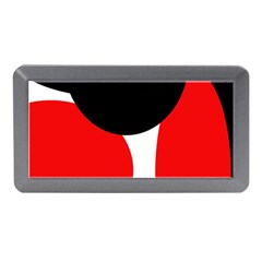 Red, Black And White Memory Card Reader (mini) by Valentinaart