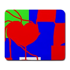 Abstract Hart Large Mousepads by Valentinaart