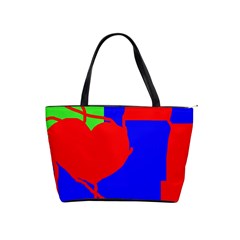 Abstract Hart Shoulder Handbags by Valentinaart