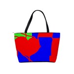 Abstract hart Shoulder Handbags Back