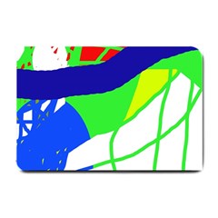 Colorful Abstraction Small Doormat  by Valentinaart