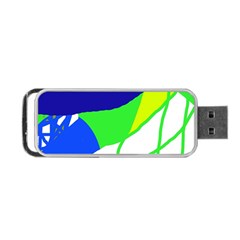 Colorful Abstraction Portable Usb Flash (two Sides) by Valentinaart