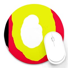 Colorful abstraction Round Mousepads