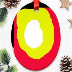 Colorful abstraction Ornament (Oval) 