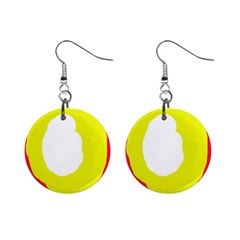 Colorful abstraction Mini Button Earrings