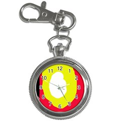 Colorful Abstraction Key Chain Watches by Valentinaart