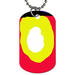 Colorful abstraction Dog Tag (One Side)