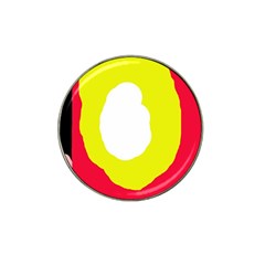 Colorful abstraction Hat Clip Ball Marker