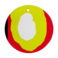 Colorful abstraction Round Ornament (Two Sides) 