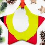 Colorful abstraction Star Ornament (Two Sides)  Front