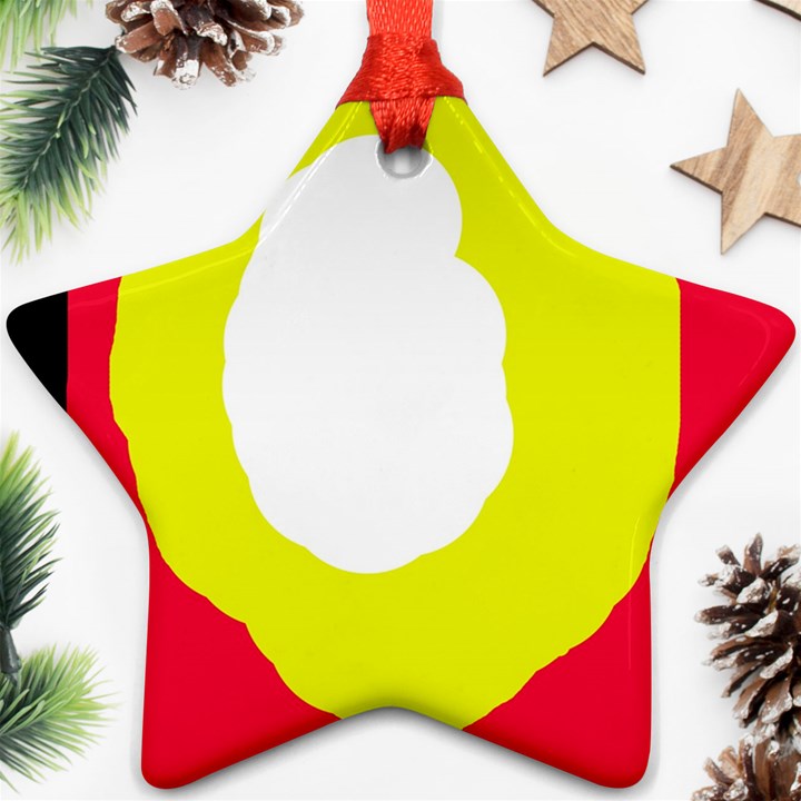 Colorful abstraction Star Ornament (Two Sides) 