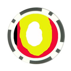 Colorful abstraction Poker Chip Card Guards