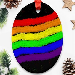 Rainbow Ornament (Oval) 