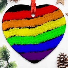 Rainbow Ornament (Heart) 